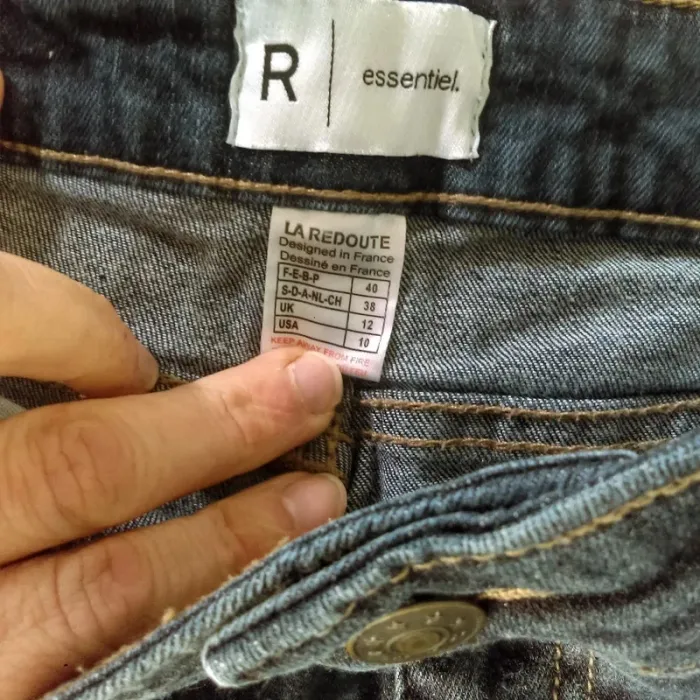 Pantacourt femme bleu T40 -La Redoute - photo numéro 11