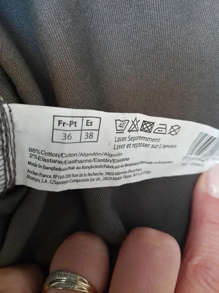 Pantalon gris droit - photo numéro 8
