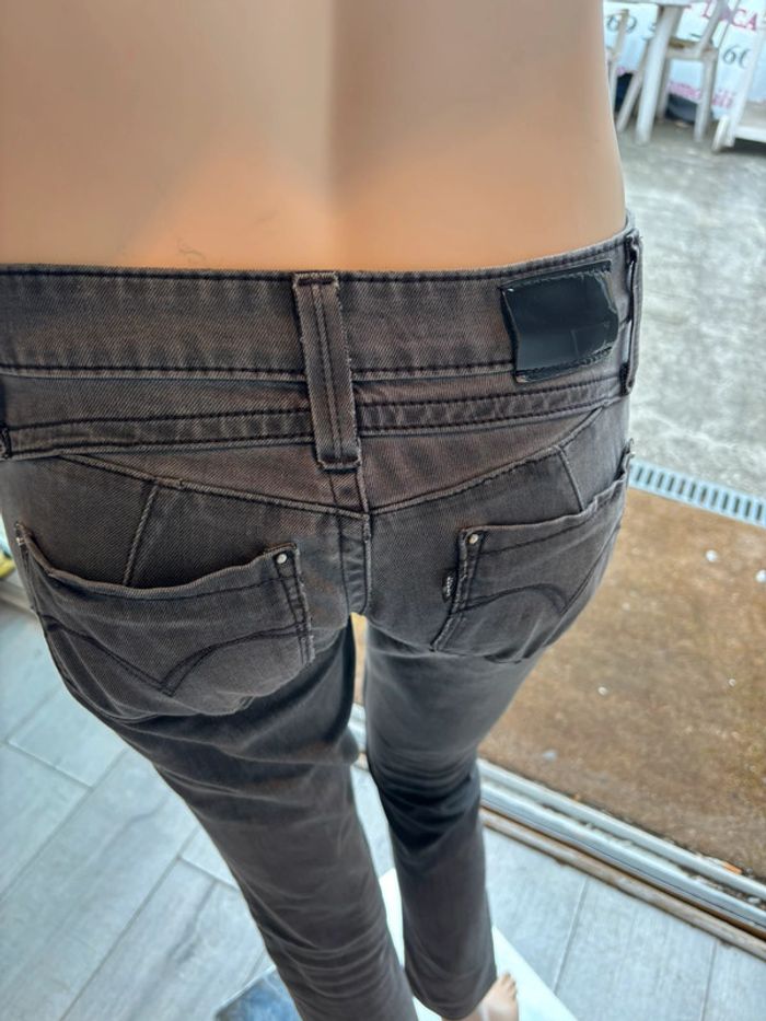 Jeans Lévis femme low rose skinny noir - photo numéro 6
