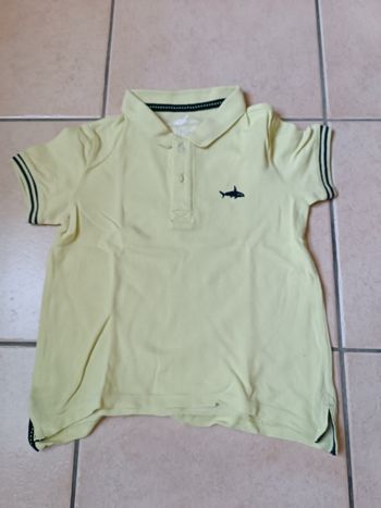 Polo jaune Sergent major 4 ans