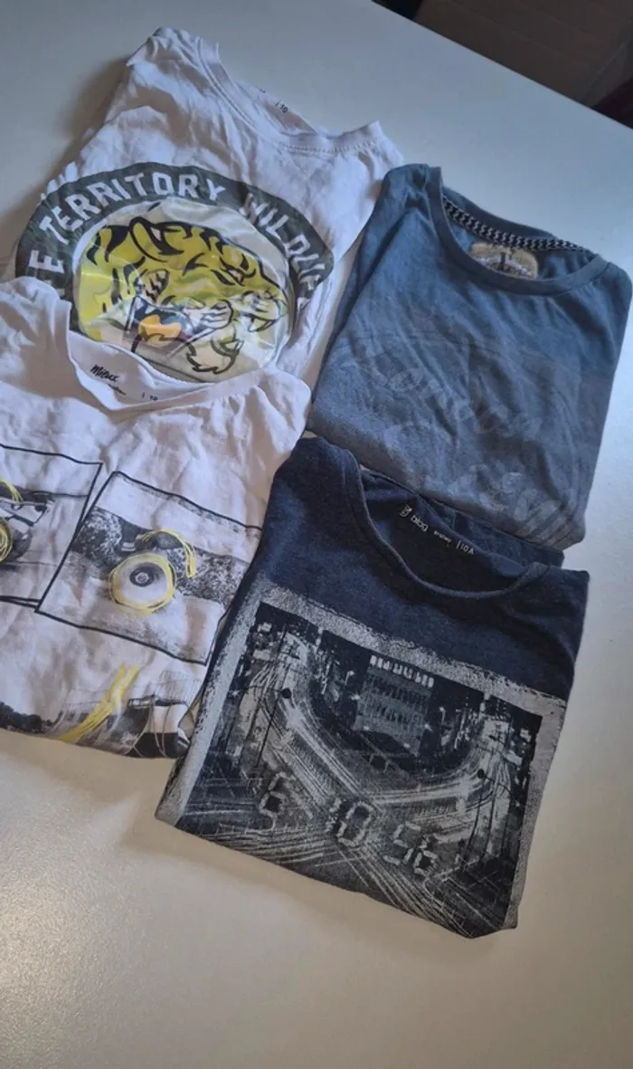 Lot t-shirts garçon taille 10 ans
