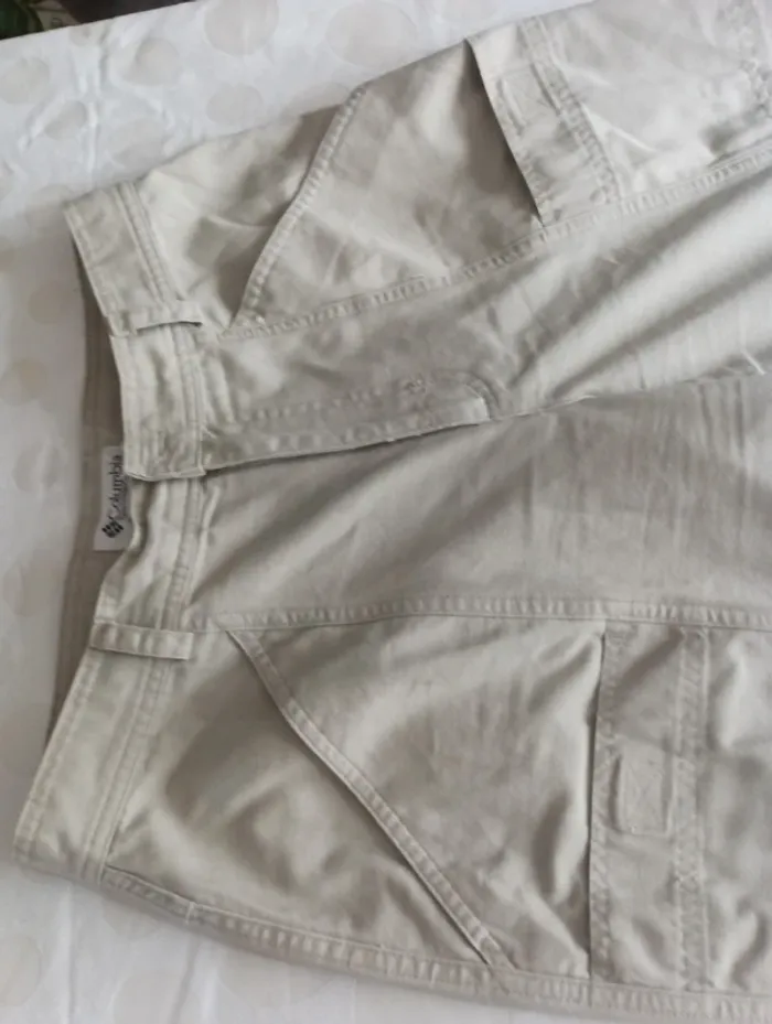 Pantalon jeans homme Columbia taille 38 jambes larges style cargo randonnée - photo numéro 4