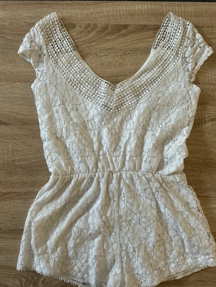 Combi short blanche - photo numéro 3