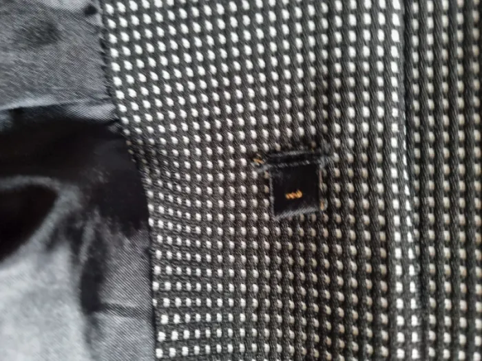 Blouson court argent & noir – Taille L (40) - photo numéro 4