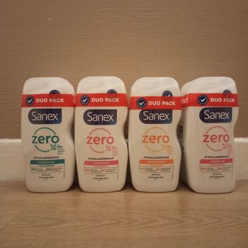 Lot Sanex gel douche hypoallergénique