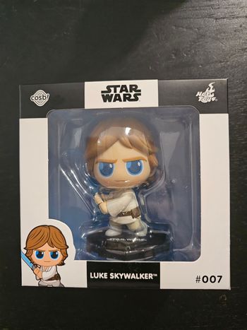 Figurine de collection star wars - luke skywalker (hot toys cosbaby) - neuf