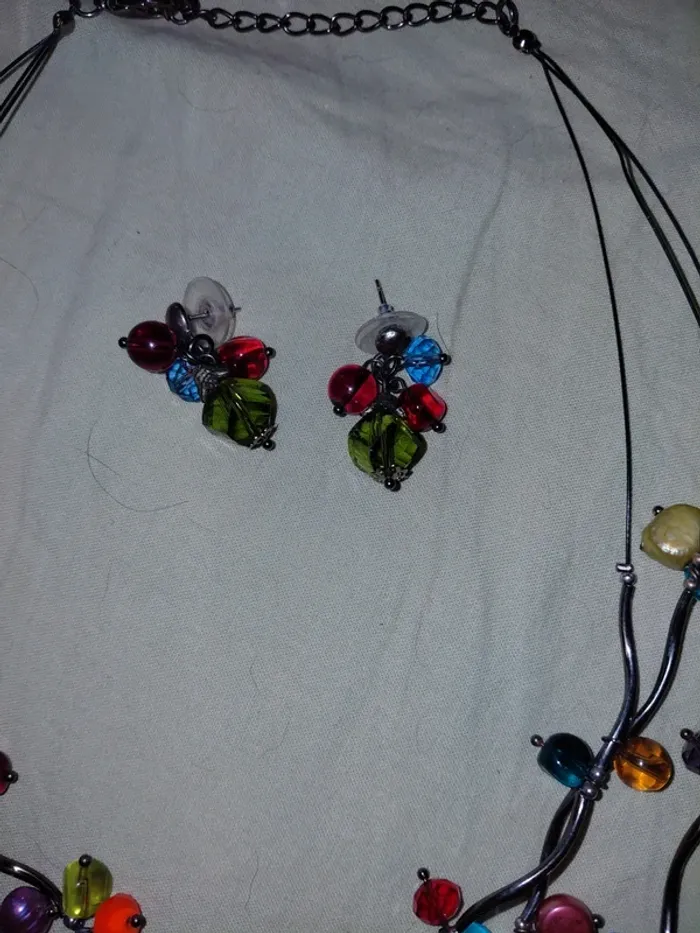 Parure bijoux fantaisie - photo numéro 2