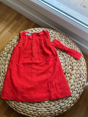 Ensemble Robe Corail  et bandeau 18 mois 80cm