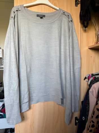 Pull gris clair
