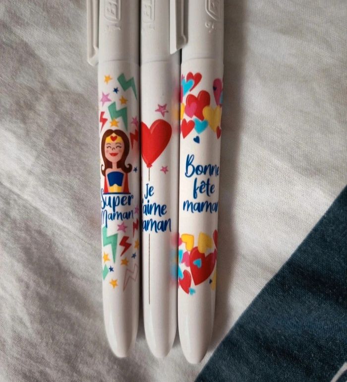 Stylos bic 4 couleurs super maman - photo numéro 2
