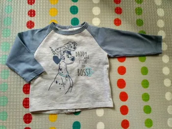 Tee-shirt manches longues Disney 6-9 mois