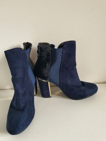 Bottines bleu marine