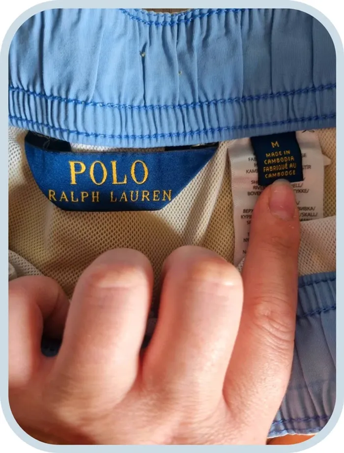 Short de bain jaune Homme Ralph Lauren Taille M - photo numéro 3