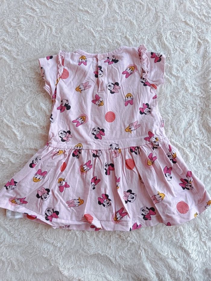 Robe manches courtes Fille 6 mois Minnie Daisy cœur best Friends Disney Baby 100% coton - photo numéro 7