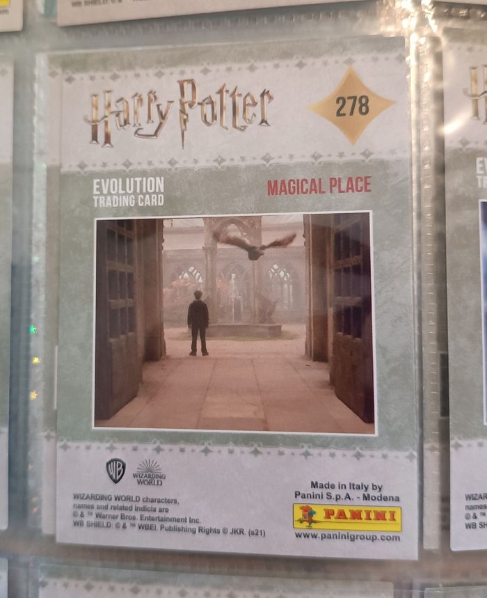 Évolution trading cards gold harry potter numéro 278 - photo numéro 2