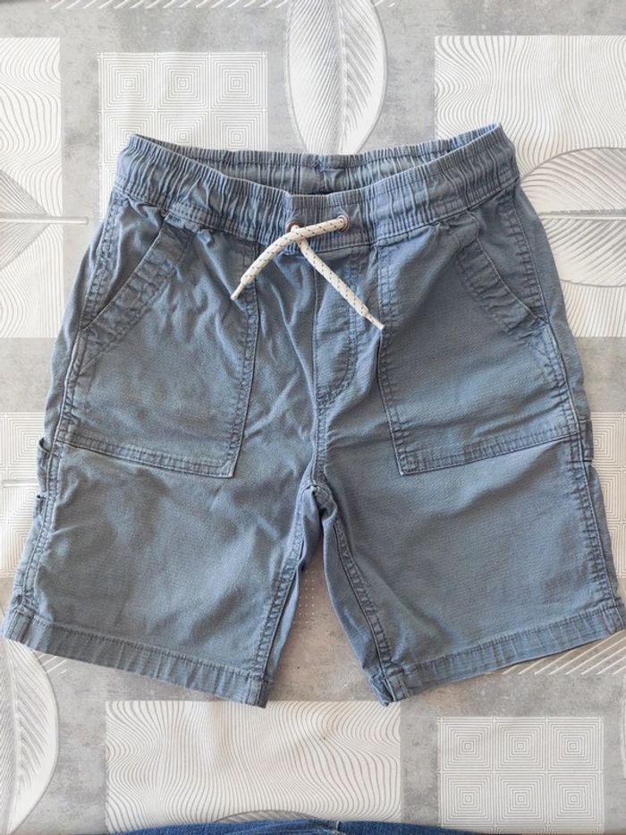 Short gris/bleu