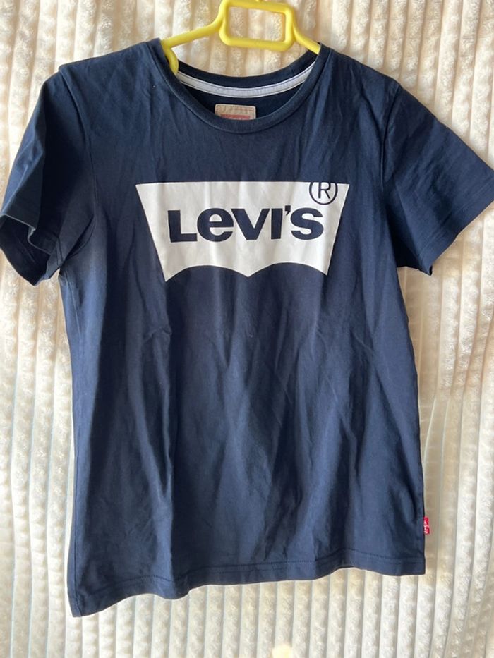 T-shirt Lévis 12 ans bleu marine - photo numéro 2