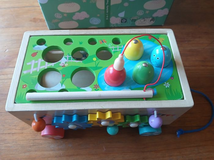 Jeu d'éveil en bois - photo numéro 3
