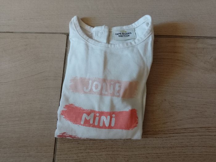 Tee-shirt jolie mini princesse 9 mois