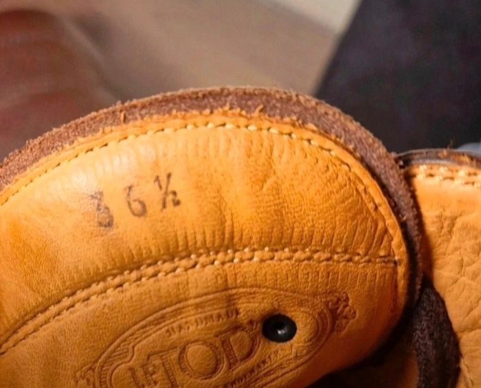 Tod's Bottine Winter Gommino femme en Cuir _  Taille 36,5 - photo numéro 9