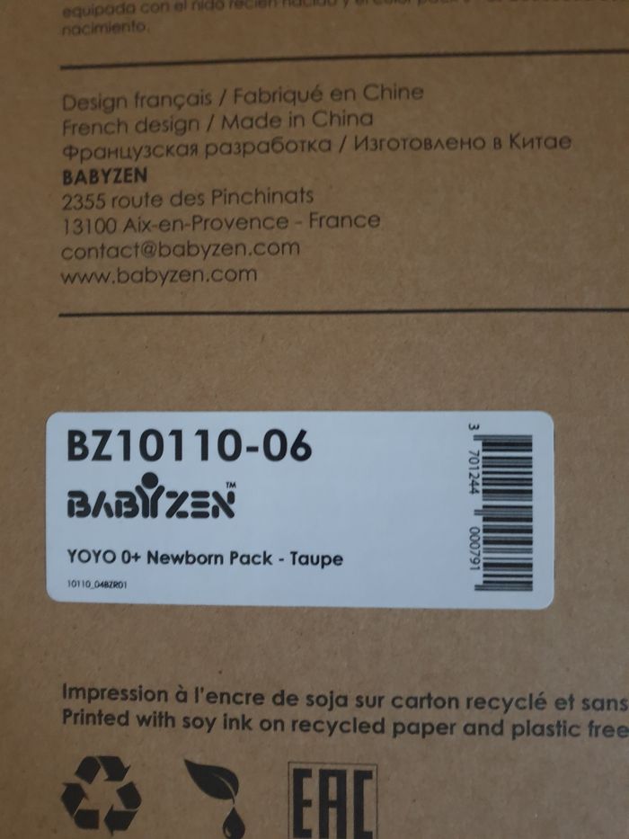 Pack babyzen yoyo taupe 0+ - photo numéro 2