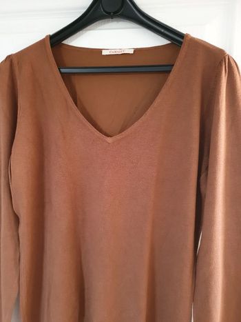 Pull Camaïeu tabac - Taille L