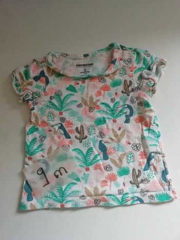 Réduction 50% si lot Trés joli tee shirt Orchestra 9 mois
