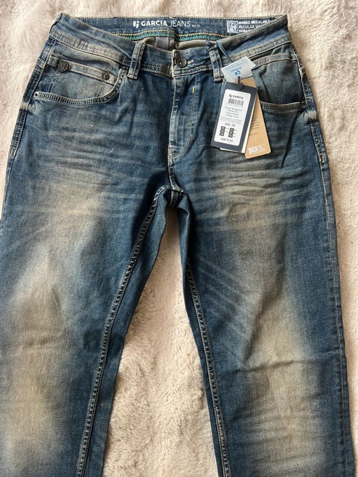 Pantalon jeans délavé taille 28 - photo numéro 2