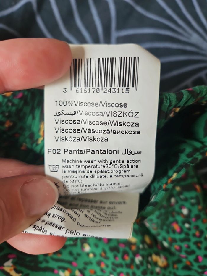 Pantalon fluide vert S Camaïeu - photo numéro 6