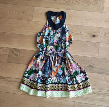 Robe d'été multicolore 100% coton 