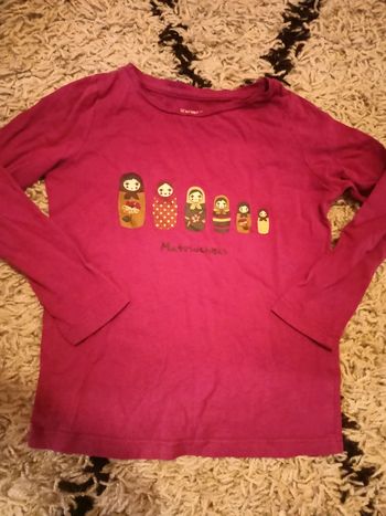 Haut manches longues Monoprix 4 ans