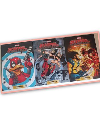 Lot de 3 livres bd deadpool