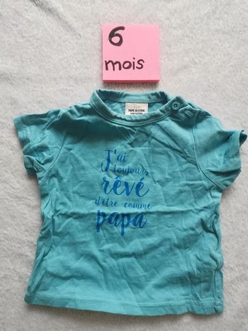 Tee shirt - 6mois - Tape à l'oeil