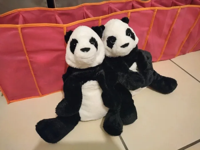 Lot de 2 peluches Panda 🐼