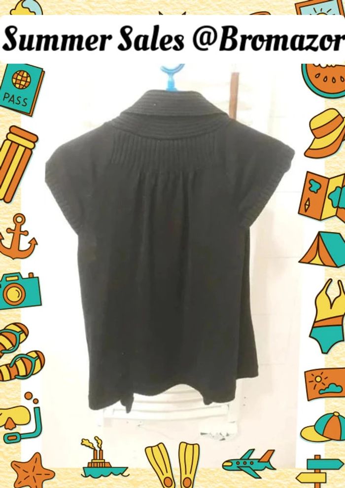 Gilet manches courtes col cheminée taille L / 40 - photo numéro 2
