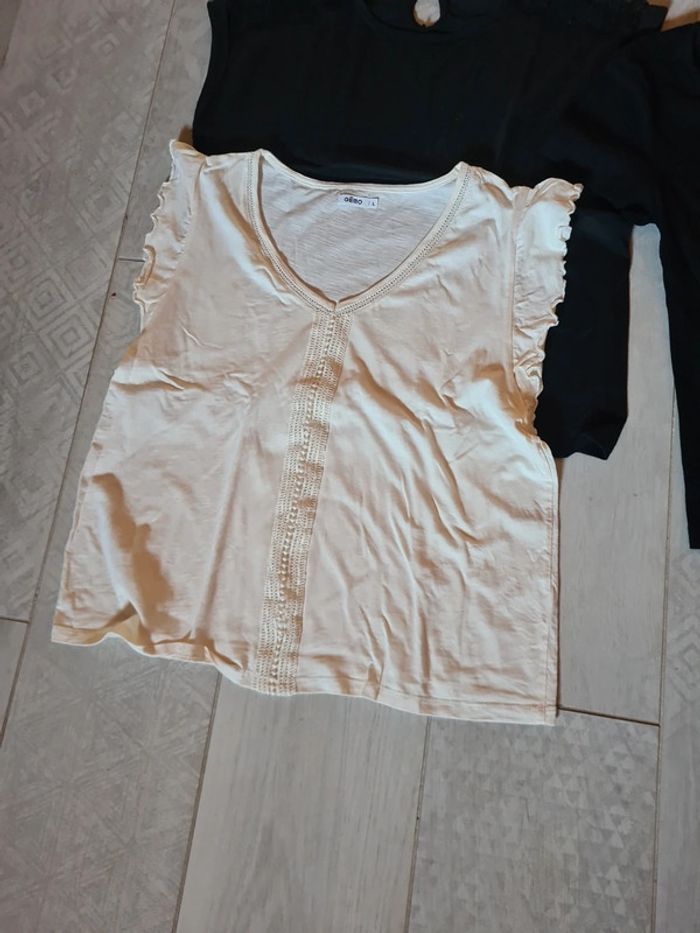 Lot 3 haut L gemo t shirts haut - photo numéro 2