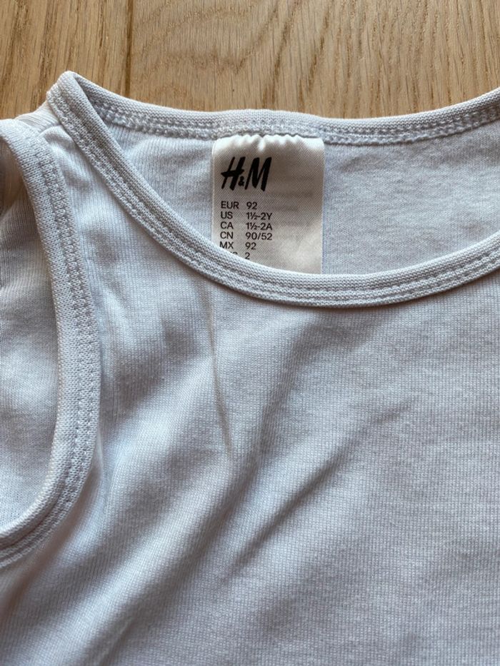 Lot de 3 bodies débardeurs H&M – 24 mois - photo numéro 2
