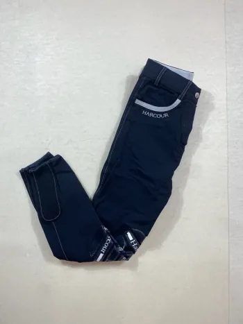 Pantalon équitation Harcour taille 34 enfant/adolescent noir