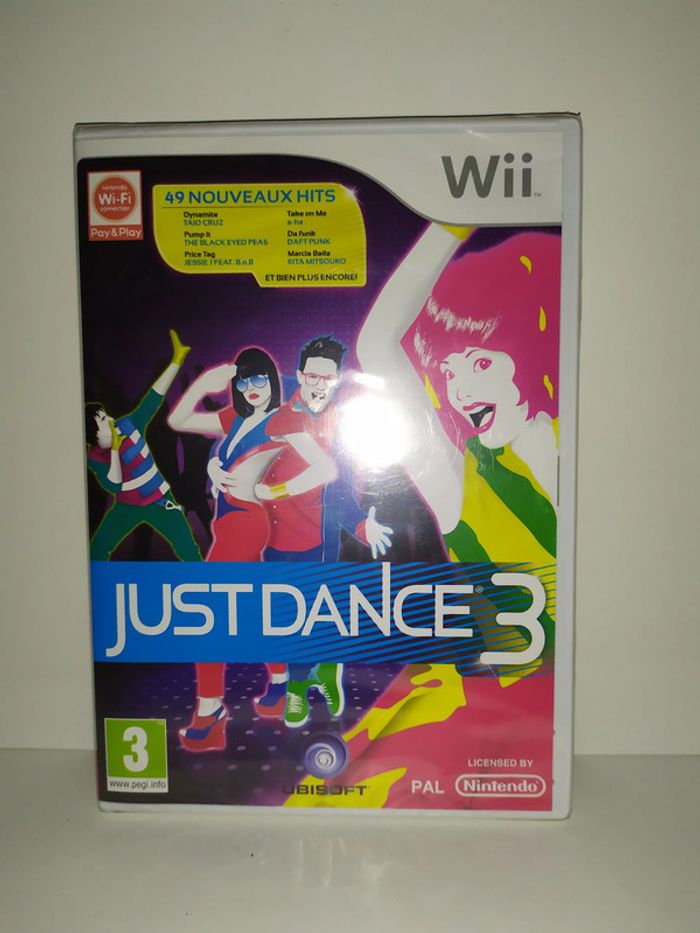Jeu Just Dance 3 Nintendo Wii PAL neuf sous blister - photo numéro 1