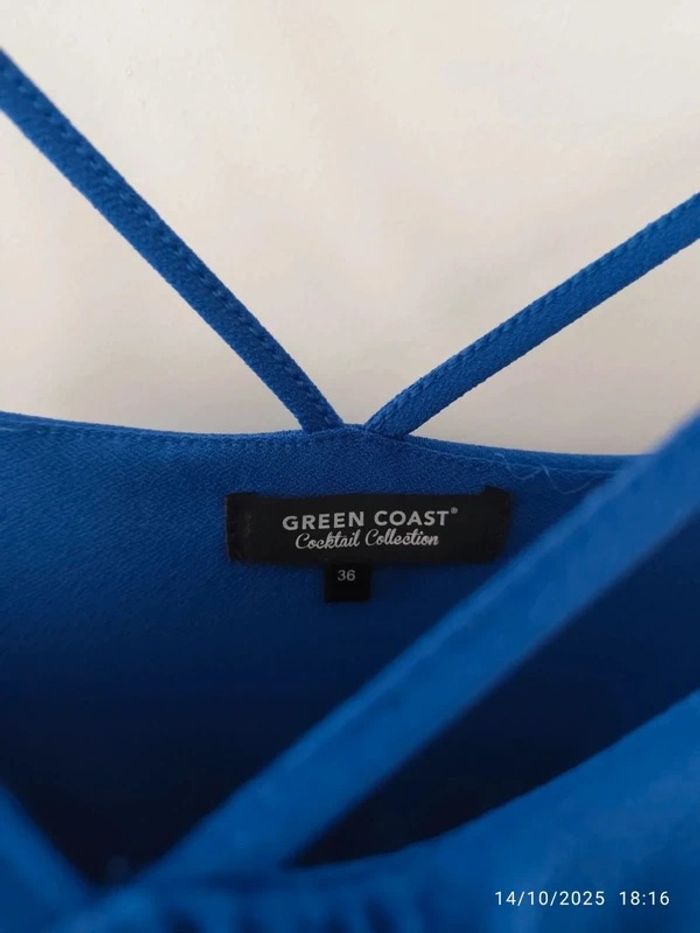 Mono largo de vestir en color azul eléctrico de Green coast - photo numéro 3