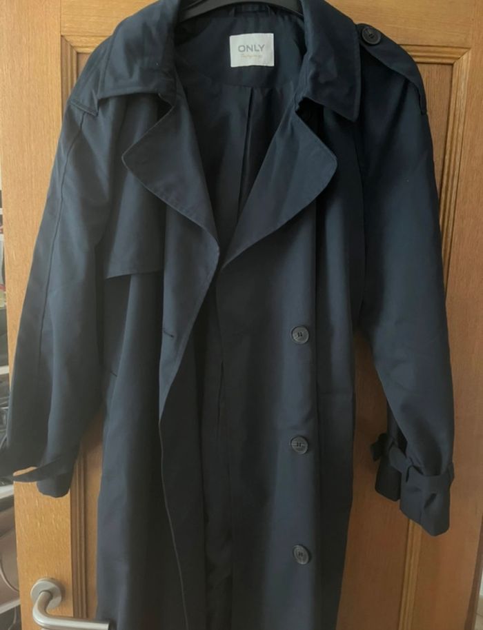 Trench bleu foncé - photo numéro 3