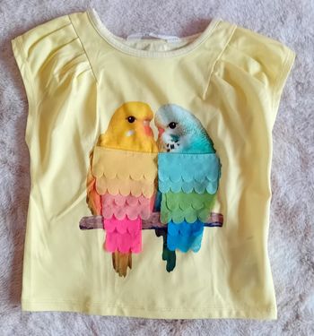 Tee shirt oiseaux