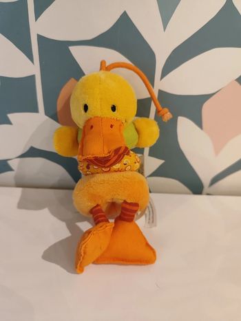 Doudou vibrant Nicky le canard lilliputiens