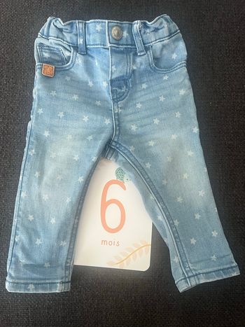 Jeans étoiles - 6 mois