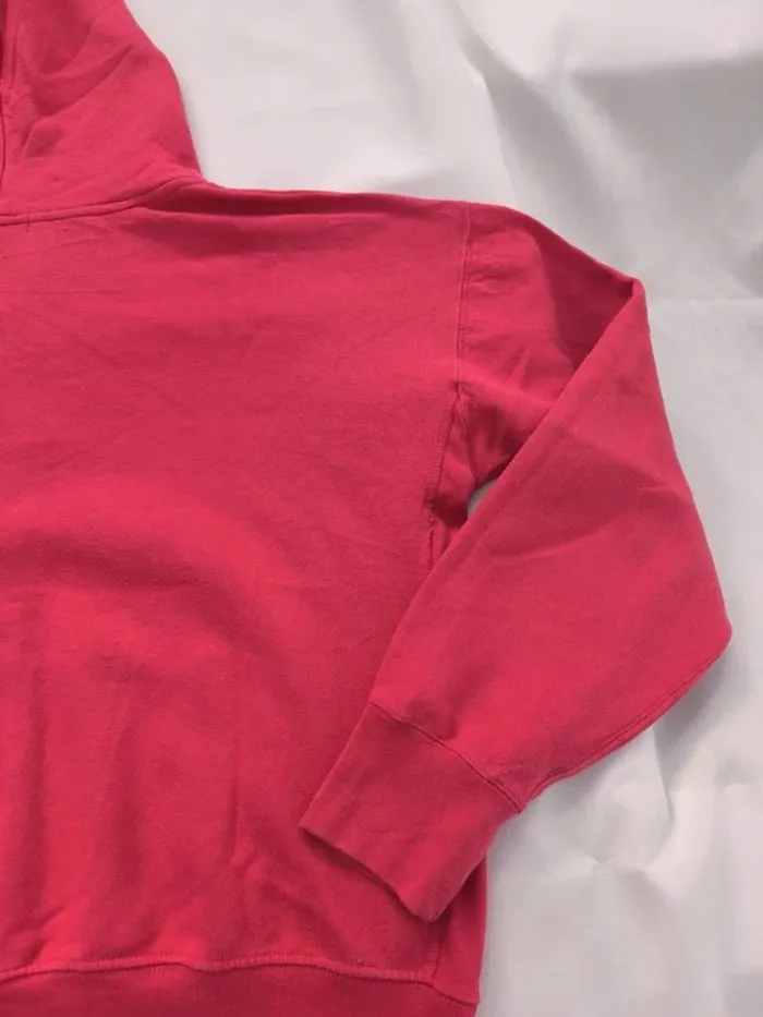 Sweat capuche homme zippé rose logo bleu clair Ralph Lauren taille L excellent état - photo numéro 10