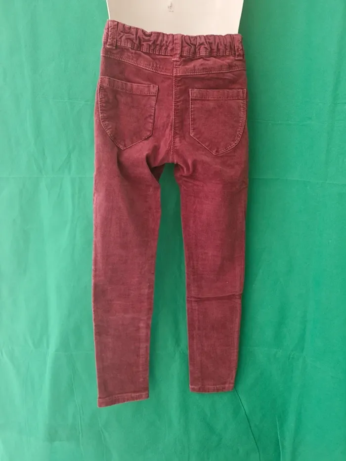 Pantalon jeans skinny en velours 7 ans 120-125 cm Kiabi - photo numéro 4