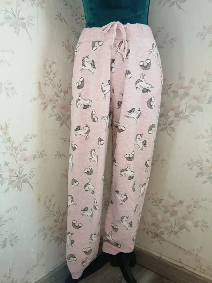 Ensemble de pyjama pantalons motifs licorne et sweat / fbsister / (M-L) - photo numéro 14