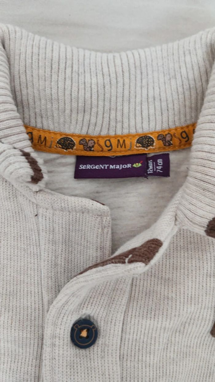 Cardigan sergent major 12m - photo numéro 3