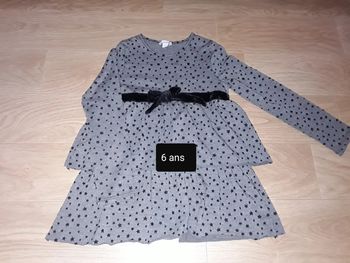 🔮 Tunique grise avec volants Orchestra 6 ans🔮