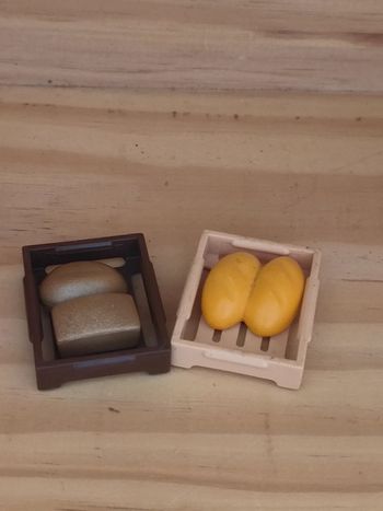 Playmobil 2 cagettes avec 2 pains